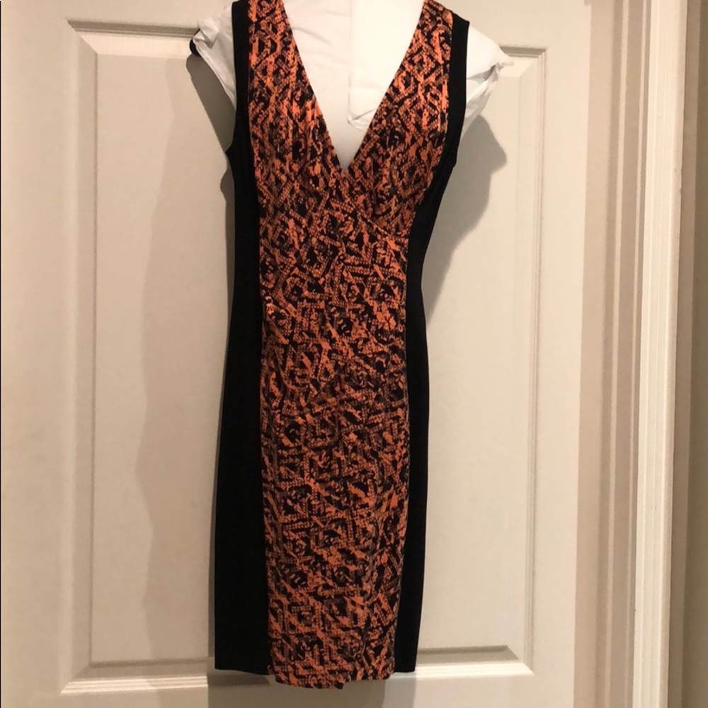 Bright contrast Kenneth Cole cocktail dress